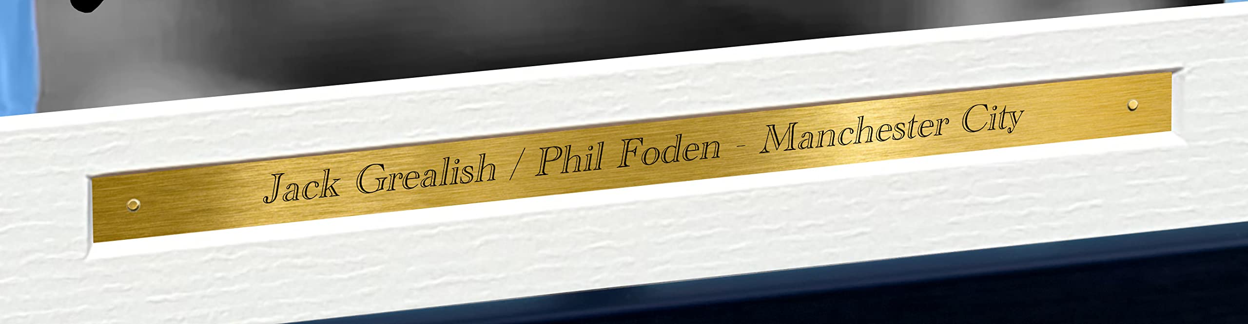 新品未使用 マンチェスター・シティ グリーリッシュ サイン入りフレーム写真 新品未使用 マンチェスター・シティ グリーリッシュ サイン入り